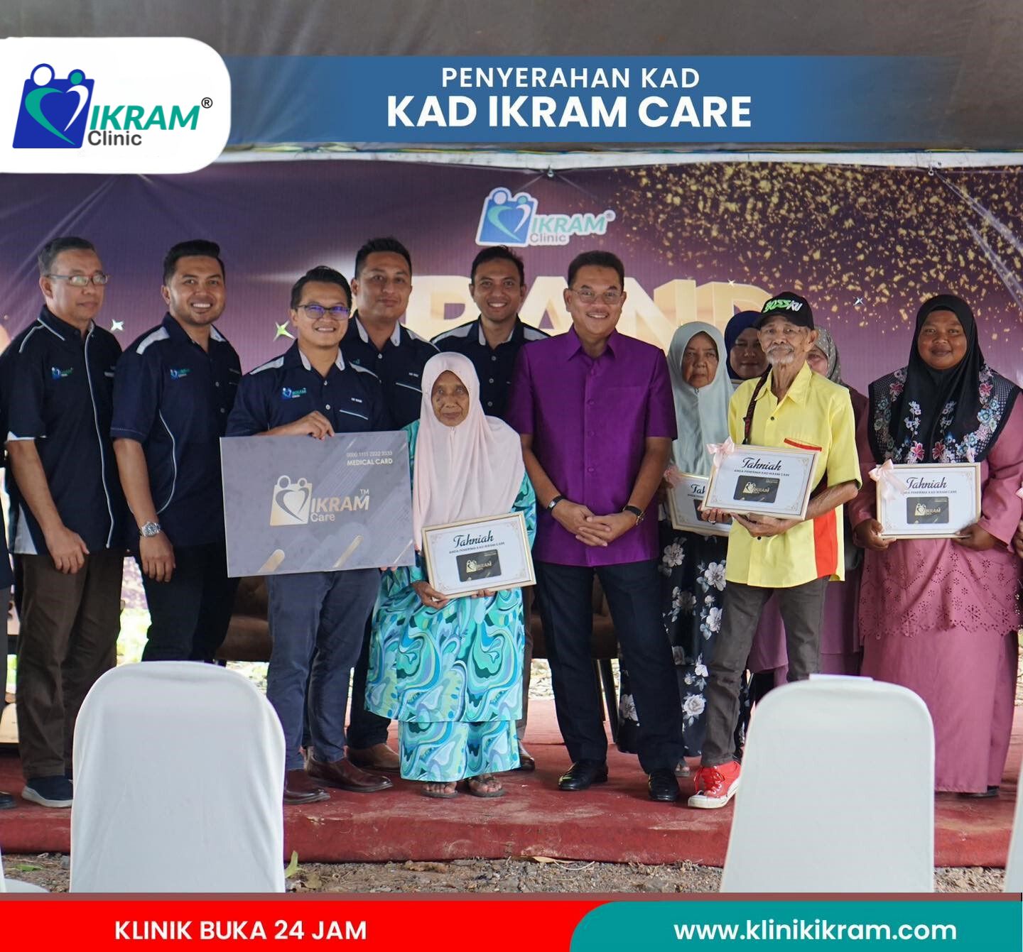 Klinik IKRAM bersama masyarakat : Perasmian Kad IKRAM CARE